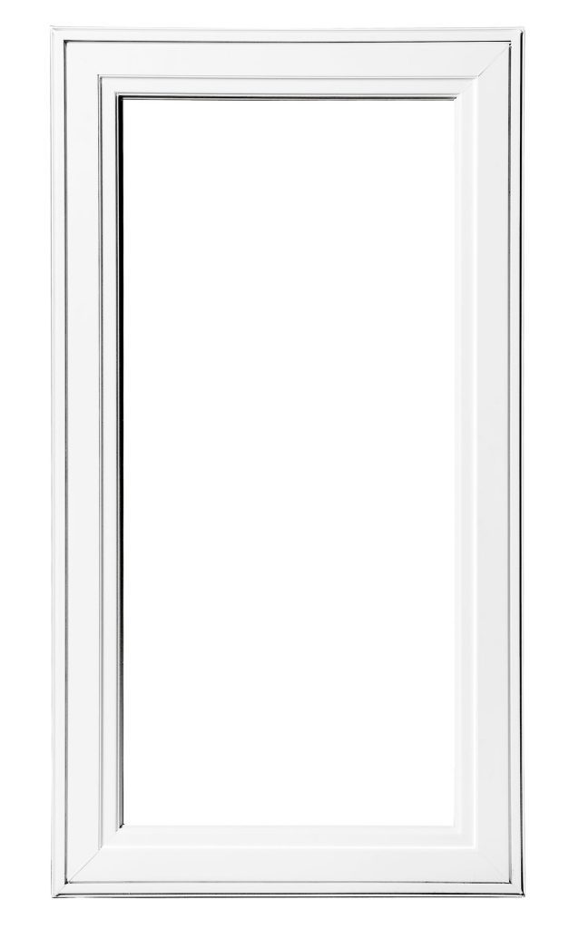 Vytex white casement window frame profile